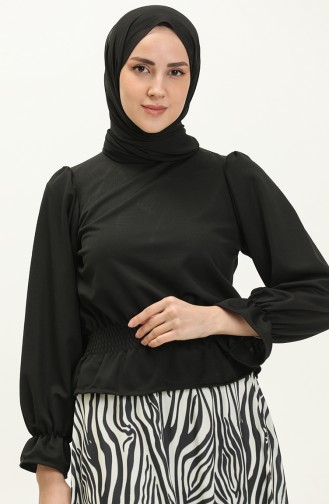 Bluz Etek İkili Takım 10564A-01 Siyah