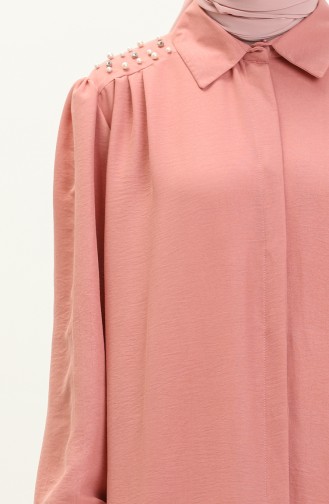 Aerobin Stoff Perlenkleid 1010-07 Rose 1010-07