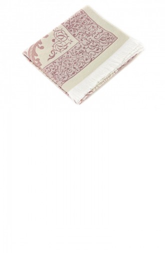 Lüks Açık Renk Osmanlı Tafta Seccade 0210 Kırmızı Renk