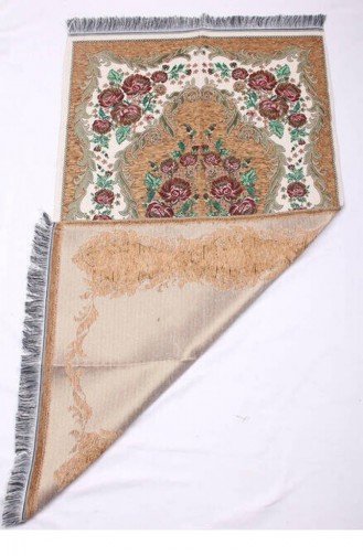 Lüks Gülce Şönil Seccade 0260 Sarı Renk