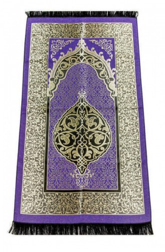 Ekonomik Osmanlı Tafta Seccade 0150 Lila Renk