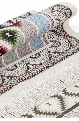 Desenli Şönil Seccade Gri Renk