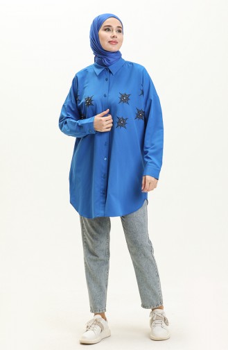 Pearl Shirt 0066-06 Indigo 0066-06