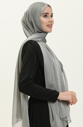 Aymina Chiffon-Schal 7586-02 Grau 7586-02