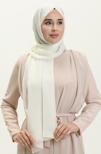 Aymina Chiffon-Schal  7586-03 Creme 7586-03