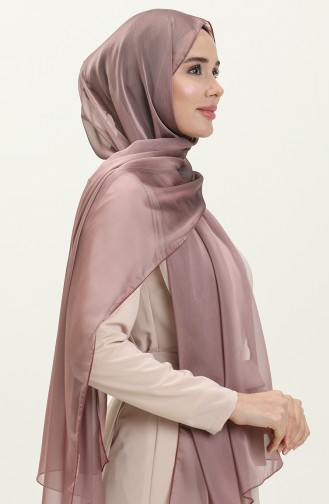 Aymina Shiny Chiffon Shawl 7586-06 Dusty Rose 7586-06