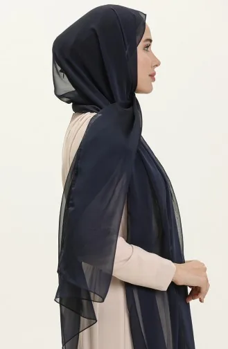 شال شيفون آيمينا 7586-08 كحلي 7586-08