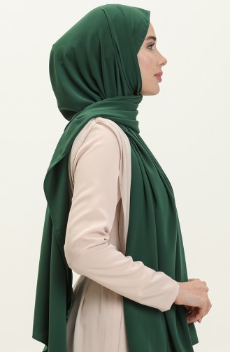 Aymina Seiden-Baumwoll-Schal 8612-03 Smaragdgrün 8612-03
