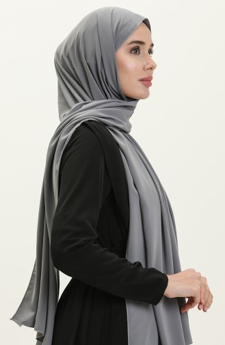 Aymina Châle Coton Soie 8612-04 Gris 8612-04