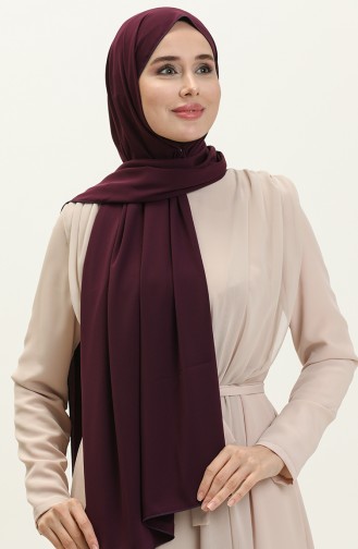 Aymina Silk Cotton Shawl 8612-06 Plum 8612-06