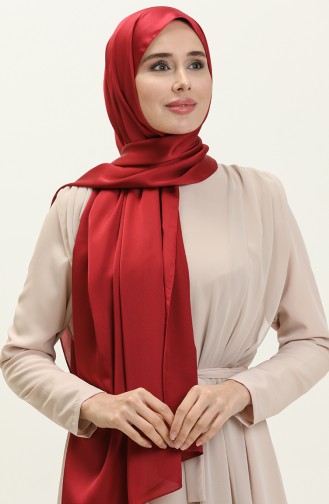 Karaca Seidiger Micro-Schal 80999-58 Dunkelrot 80999-58