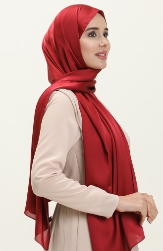 Karaca Seidiger Micro-Schal 80999-58 Dunkelrot 80999-58