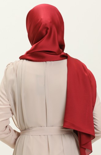 Karaca Seidiger Micro-Schal 80999-58 Dunkelrot 80999-58