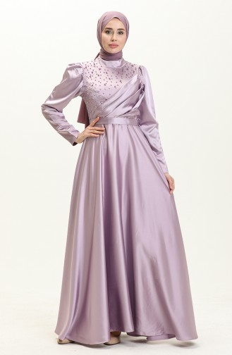 Lilac İslamitische Avondjurk 5650-01