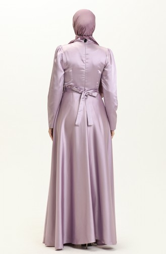 Lilac İslamitische Avondjurk 5650-01