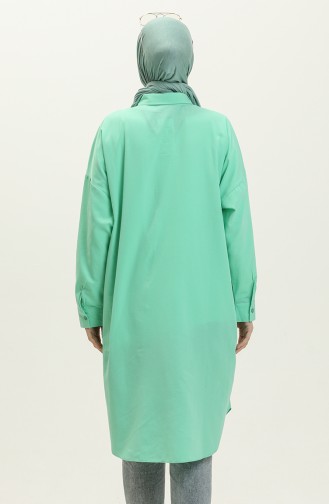 Embroidered Shirt Tunic 0125-05 Green 0125-05