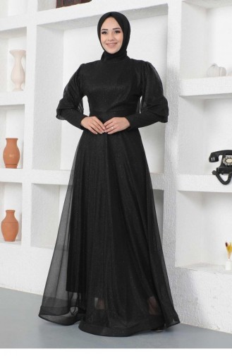 Habillé Hijab Noir 14450