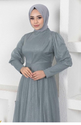 Habillé Hijab Gris 14456