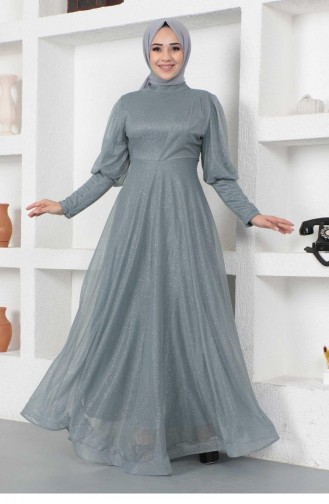 Habillé Hijab Gris 14456