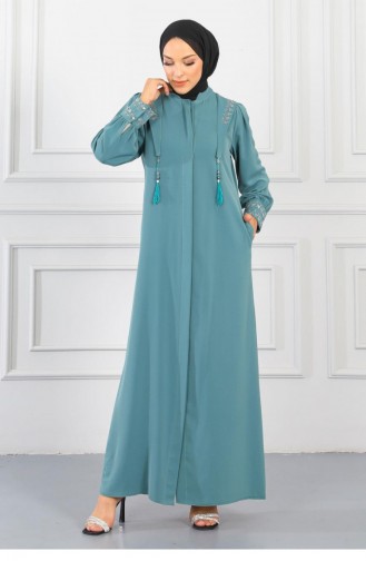 Mint Green Abaya 14459