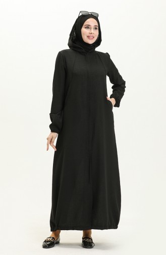 Black Abaya 6974-01