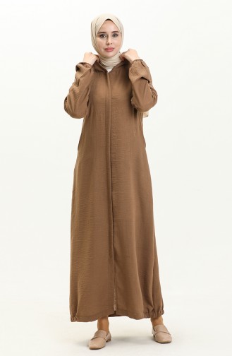 Brown Abaya 6974-03