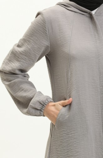 Gray Abaya 6974-04