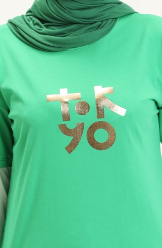 Printed T-shirt 2000-01 Green 2000-01