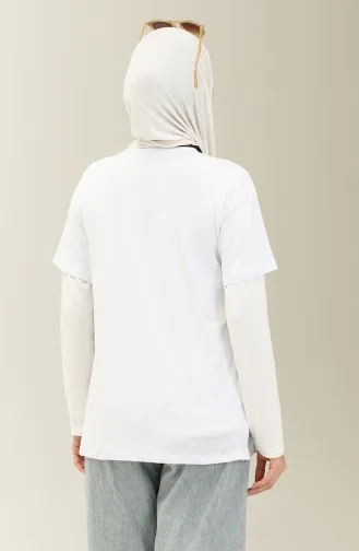 T-shirt Imprimé 2000-03 Blanc 2000-03
