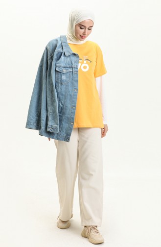 Printed Tshirt 2000-06 Yellow 2000-06