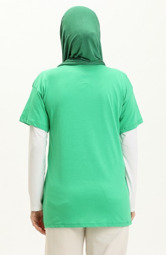 Printed T-shirt 2001-01 Green 2001-01