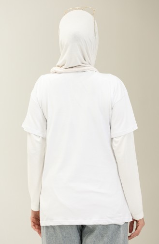 White T-Shirt 2001-04