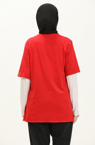 Baskılı Tshirt 2002-03 Kırmızı