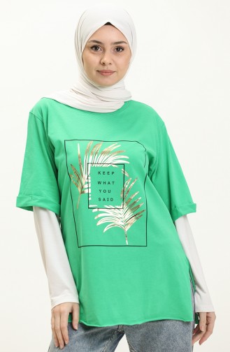 Printed Tshirt 2002-08 Green 2002-08