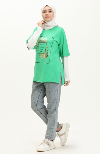 Printed Tshirt 2002-08 Green 2002-08