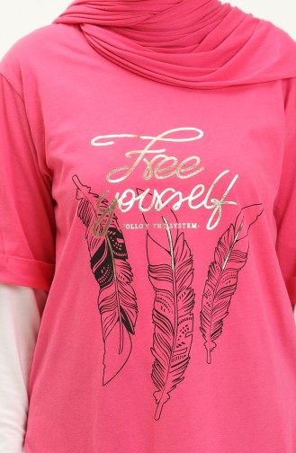 Printed T-shirt 2003-04 Fuchsia 2003-04