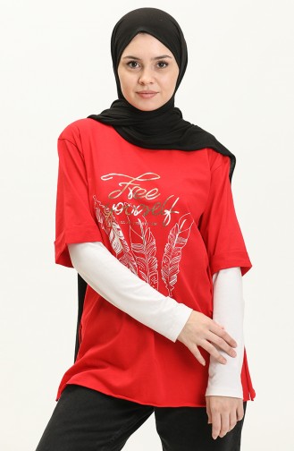 Bedrucktes Tshirt 2003-06 Rot 2003-06