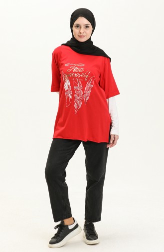 Bedrucktes Tshirt 2003-06 Rot 2003-06