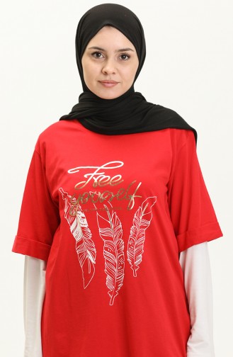 Bedrucktes Tshirt 2003-06 Rot 2003-06
