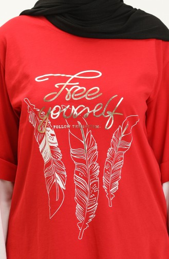 Bedrucktes Tshirt 2003-06 Rot 2003-06