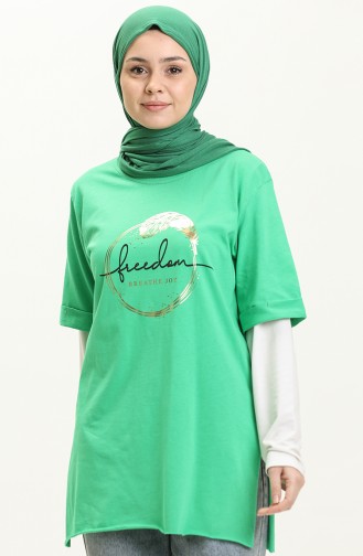 Printed Tshirt 2004-01 Green 2004-01