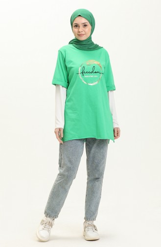 Printed Tshirt 2004-01 Green 2004-01