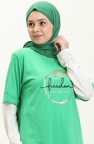 Printed Tshirt 2004-01 Green 2004-01