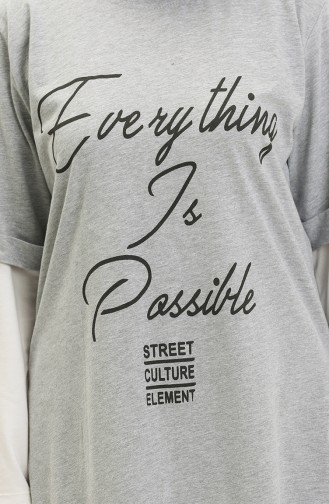 Printed Tshirt 2005-03 Gray 2005-03