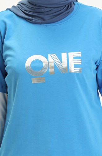 Bedrucktes Tshirt 2006-01 Blau 2006-01