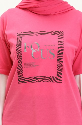 Printed T-shirt 2008-03 Fuchsia 2008-03