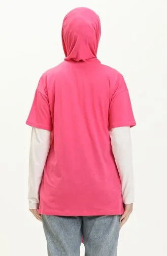 T-shirt Imprimé 2008-03 Fushia 2008-03