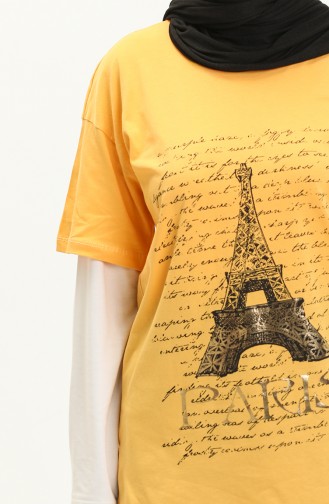 Printed Tshirt 2009-02 Yellow 2009-02