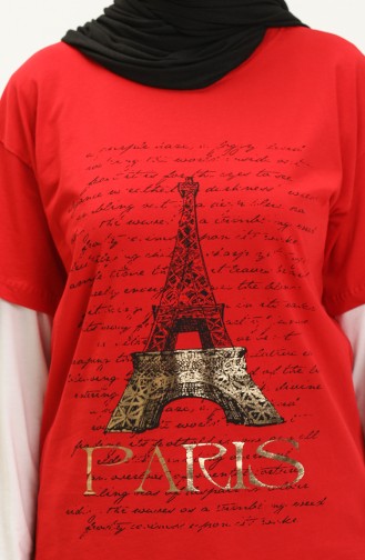 Printed Tshirt 2009-03 Red 2009-03