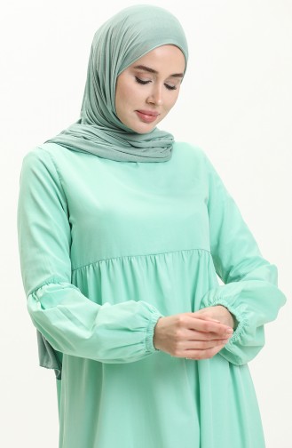 Mint green İslamitische Jurk 1859-01